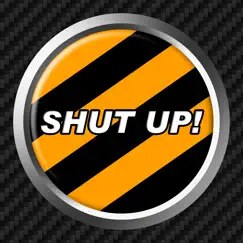 shut up button logo, reviews