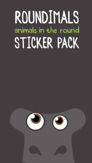 roundimals sticker pack iphone images 1