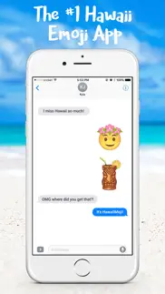 hawaiianmoji - hawaii food & drink emoji stickers iphone images 1