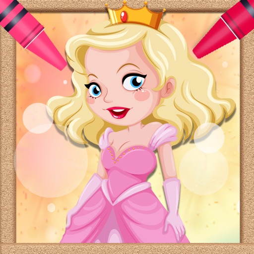 Princess Color Page 2 - Paint magic coloring book app reviews download