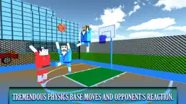 basketball bouncy physics 3d cubic block party war iphone images 1