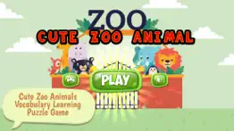 cute zoo animals vocabulary learning puzzle game iphone images 1