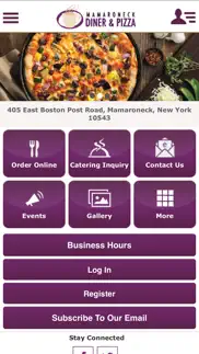mamaroneck diner and pizza iPhone Captures Décran 1