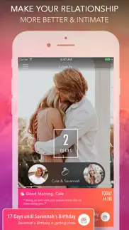 love.ly - track/manage relationship for couple iphone images 1