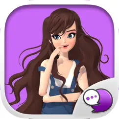 crazyruby sexy girl 2 eng stickers for imessage logo, reviews