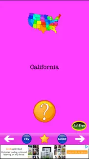 u.s. state capitals! states & capital quiz game iphone images 2