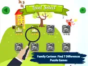 family cartoon find 7 difference game ipad images 2