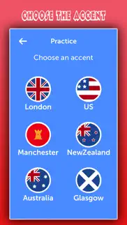 english accent trainer, best voice learning iphone images 1