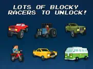 blocky racing - race block cars on city roads ipad images 2