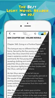 novel updates, the best reader for light novels iPhone Captures Décran 1