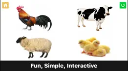 preschool games - farm animals by photo touch iphone images 3