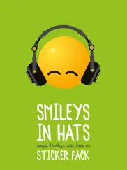 smileys in hats sticker pack ipad images 1