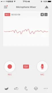 microphone mixer - voice memo recorder changer iPhone Captures Décran 1