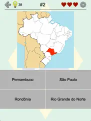 brazilian states - brazil quiz ipad resimleri 1