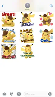 detective pikachu sticker pack iphone images 2