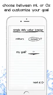 simple daily water tracker iphone images 3