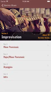 electric blues guitar lessons iPhone Captures Décran 2