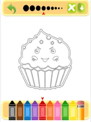 cute tasty cupcakes coloring book ipad images 3