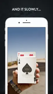 rising card magic trick iPhone Captures Décran 2