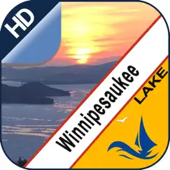 lake winnipesaukee offline chart for boaters logo, reviews