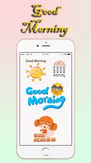 good morning stickers pack iphone images 3