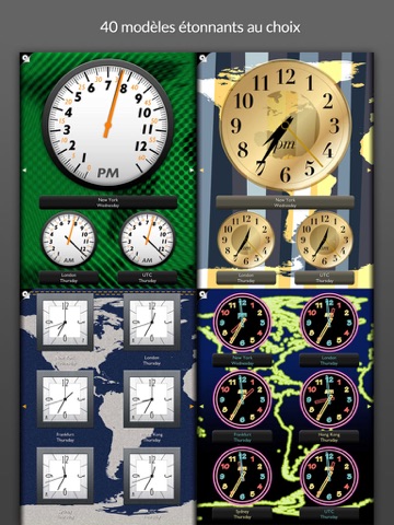 horloge mondiale ultimate iPad Captures Décran 2