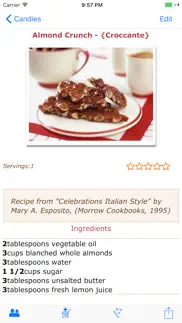 handy cookbook (livre des recettes) iPhone Captures Décran 2