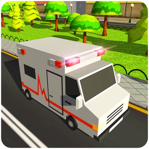 911 Blocky Ambulance Sim Game app reviews download