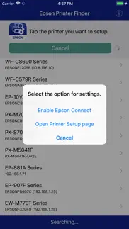 epson printer finder iphone capturas de pantalla 2