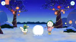 sarah & duck: build a snowman айфон картинки 1