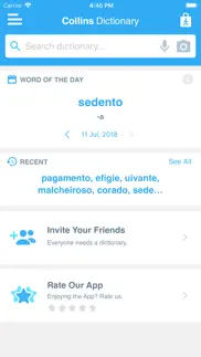 collins portuguese dictionary iphone capturas de pantalla 1