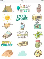 go camping - adventure emoji ipad images 2