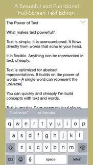 text editor by qrayon iPhone Captures Décran 1