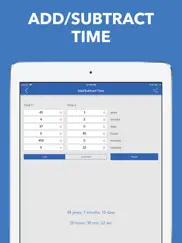 date & time calculator(9 in 1) iPad Captures Décran 3
