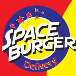 space burger delivery logo, reviews