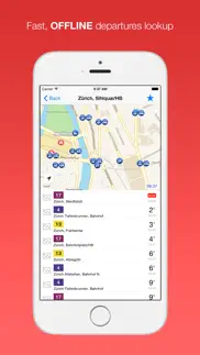 transporte suizo app iphone capturas de pantalla 2