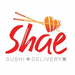 shae sushi delivery logo, reviews