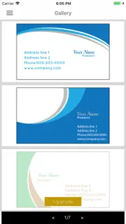 easy business card maker iphone images 2