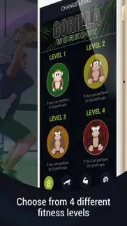 gorilla workout: build muscle iphone resimleri 2