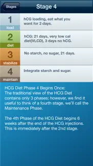 hcg diet assistant iPhone Captures Décran 2