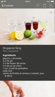 cuisine visuelle – cocktails iPhone Captures Décran 2