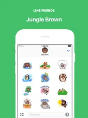 jungle brown - line friends ipad images 1