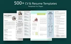 resume, cv templates for pages iphone images 1