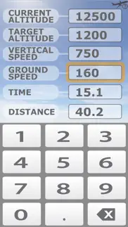 aviation descent calculator iphone capturas de pantalla 1
