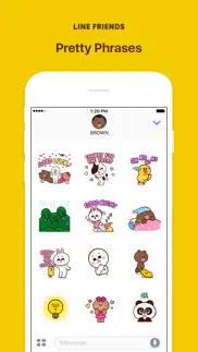 line friends pretty phrases iphone images 1