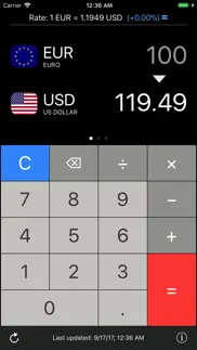 ecurrency - currency converter iphone resimleri 2