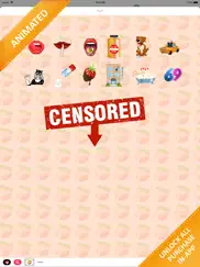 animated dirty emojis stickers iPad Captures Décran 2