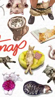 catnap 1: sleepy cat stickers iphone images 2