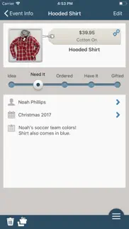 gifted - gift list manager iphone images 2