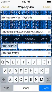 wep keys for wifi passwords iPhone Captures Décran 4